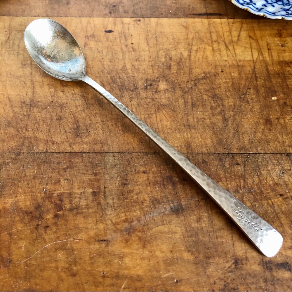 ✈️2/$12 3/$15 Vtg Liggetts Ice Cream Soda Spoon 🍧